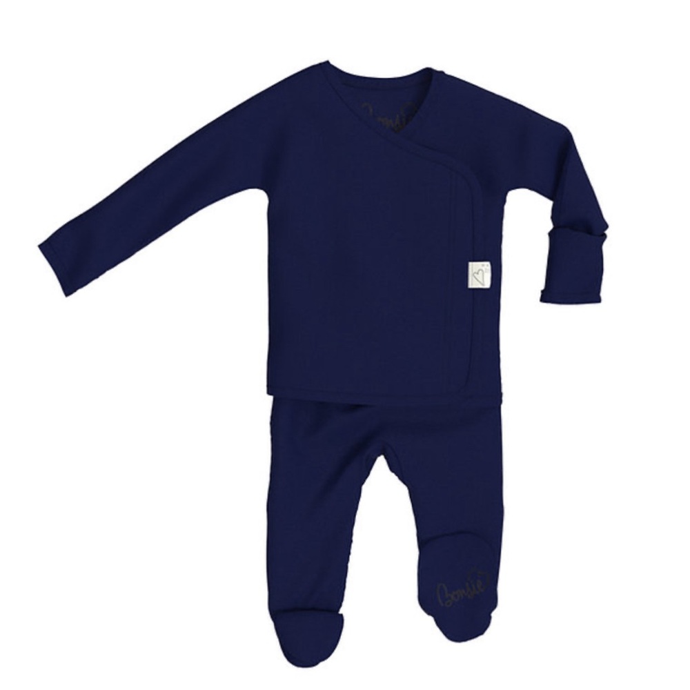 Bonsie footie in midnight blue 6-9 months never been worn but washed
